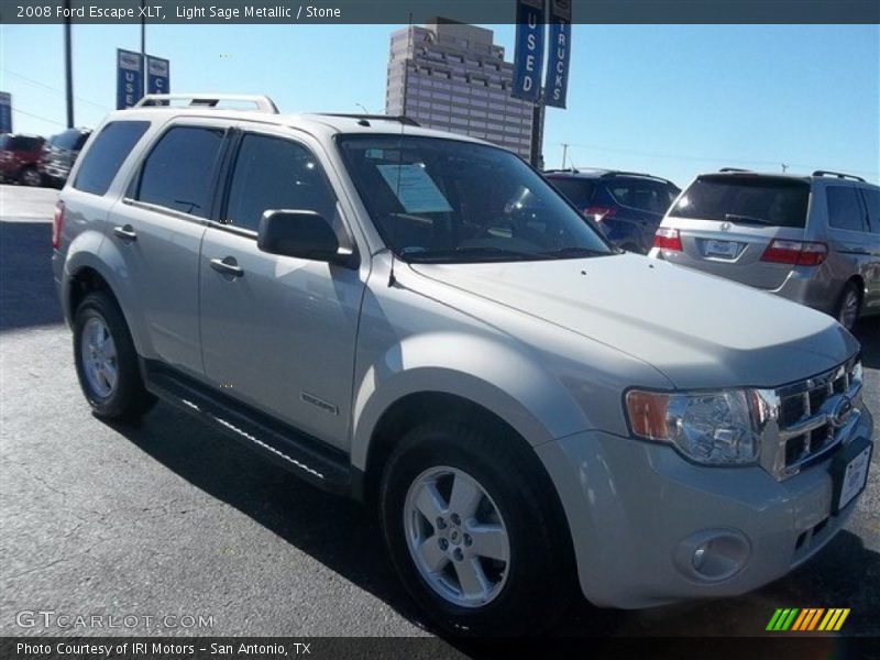Light Sage Metallic / Stone 2008 Ford Escape XLT