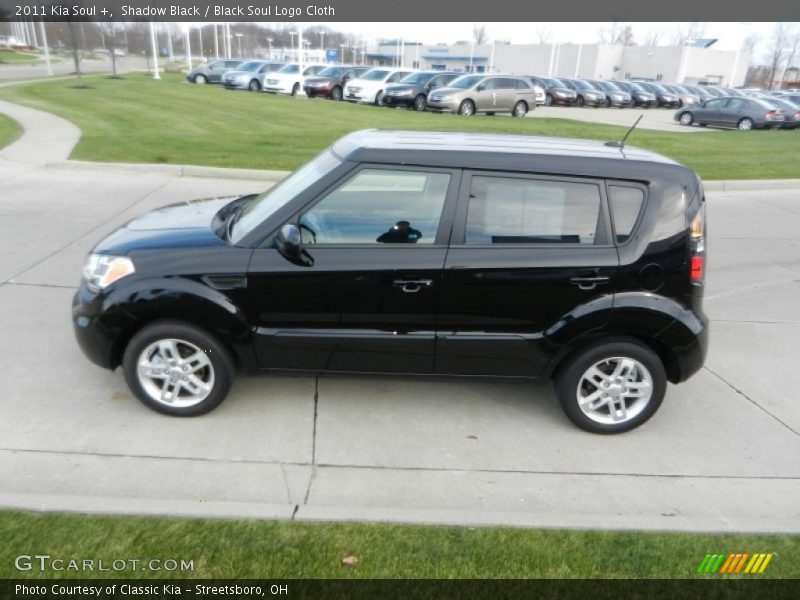 Shadow Black / Black Soul Logo Cloth 2011 Kia Soul +