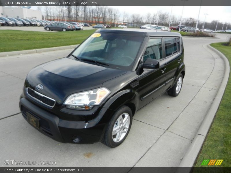 Shadow Black / Black Soul Logo Cloth 2011 Kia Soul +