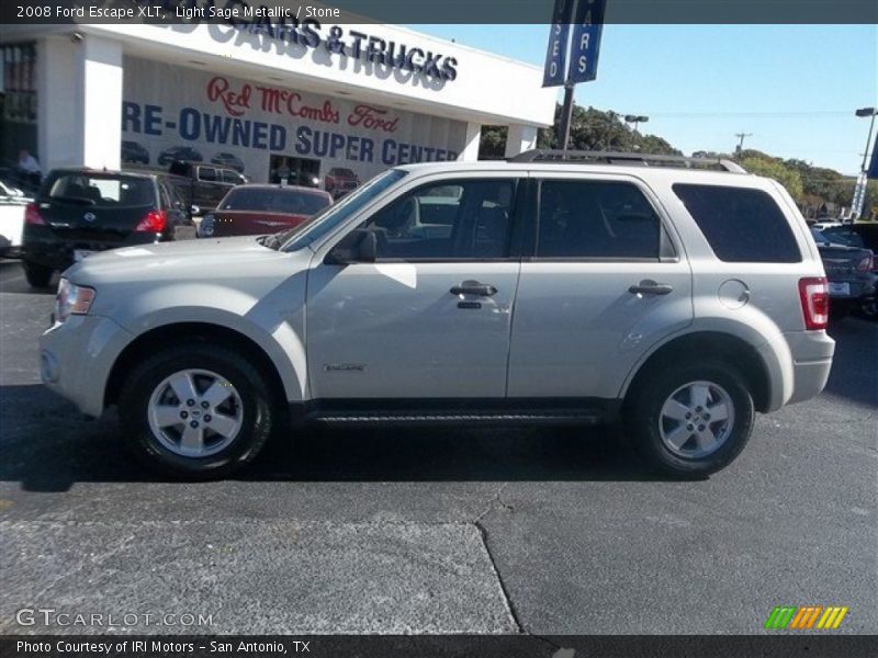 Light Sage Metallic / Stone 2008 Ford Escape XLT