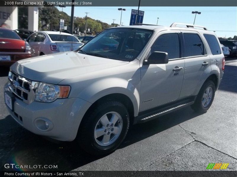 Light Sage Metallic / Stone 2008 Ford Escape XLT