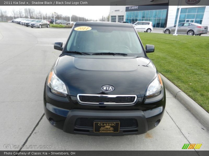 Shadow Black / Black Soul Logo Cloth 2011 Kia Soul +