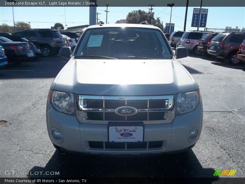 Light Sage Metallic / Stone 2008 Ford Escape XLT