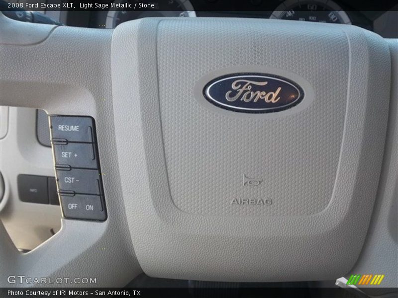 Light Sage Metallic / Stone 2008 Ford Escape XLT