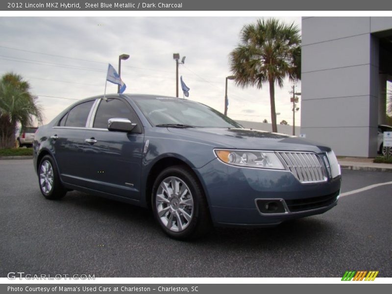 Steel Blue Metallic / Dark Charcoal 2012 Lincoln MKZ Hybrid
