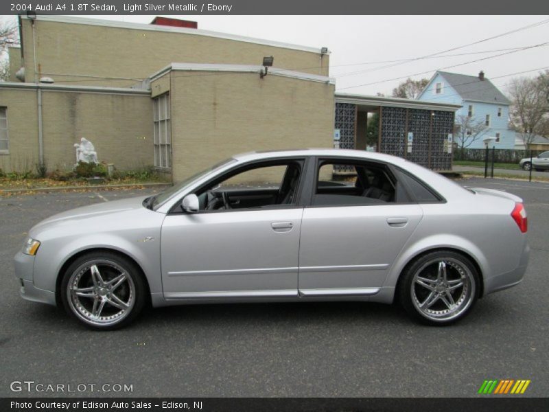 Light Silver Metallic / Ebony 2004 Audi A4 1.8T Sedan