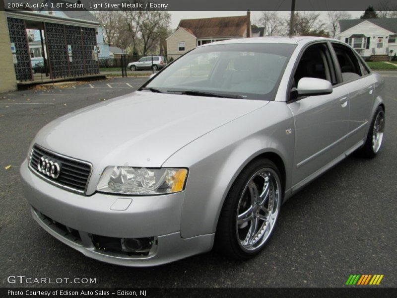 Light Silver Metallic / Ebony 2004 Audi A4 1.8T Sedan