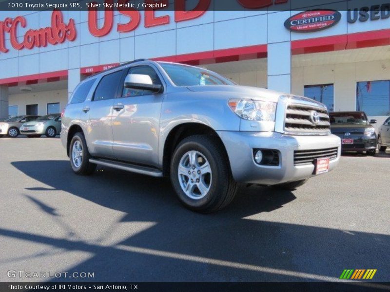 Silver Sky Metallic / Graphite 2010 Toyota Sequoia SR5