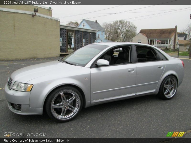 Light Silver Metallic / Ebony 2004 Audi A4 1.8T Sedan