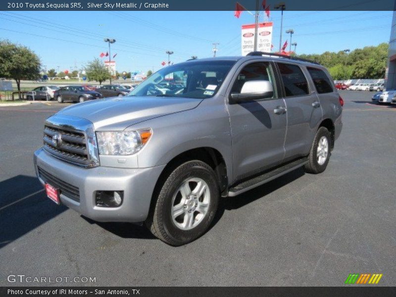 Silver Sky Metallic / Graphite 2010 Toyota Sequoia SR5