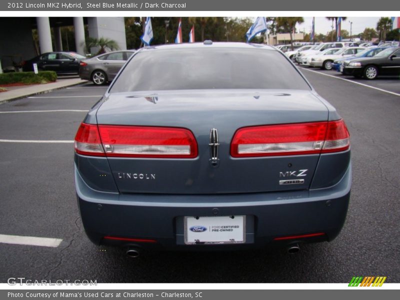 Steel Blue Metallic / Dark Charcoal 2012 Lincoln MKZ Hybrid
