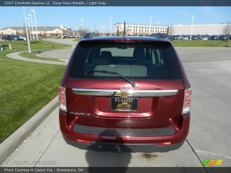 Deep Ruby Metallic / Light Gray 2007 Chevrolet Equinox LS