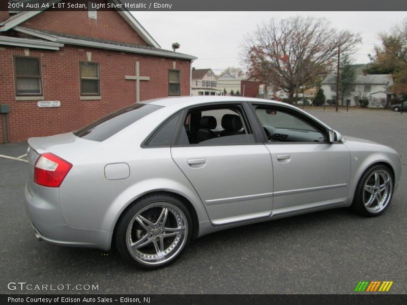 Light Silver Metallic / Ebony 2004 Audi A4 1.8T Sedan