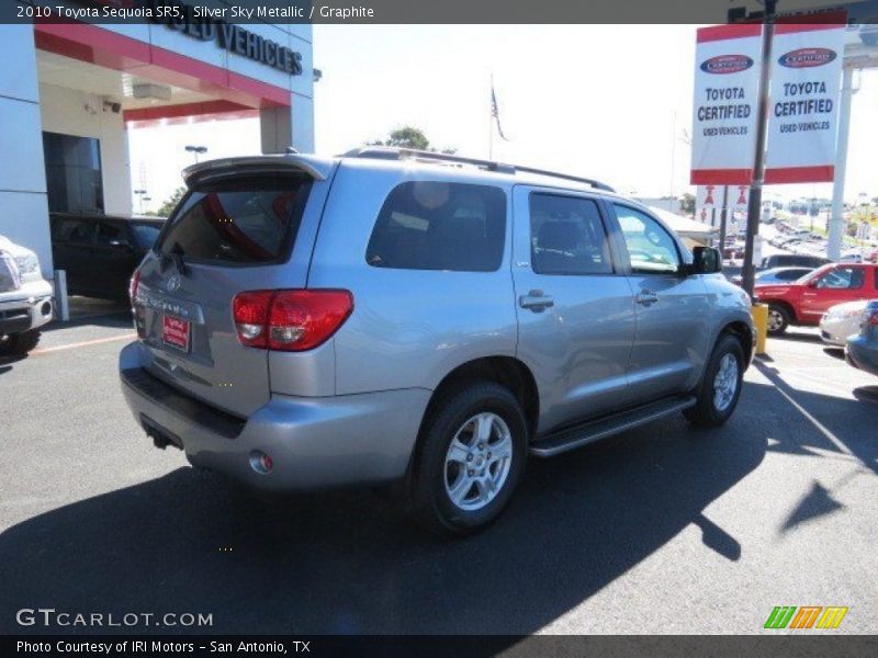 Silver Sky Metallic / Graphite 2010 Toyota Sequoia SR5