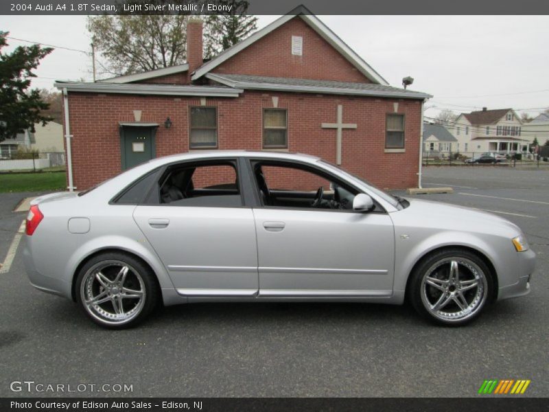 Light Silver Metallic / Ebony 2004 Audi A4 1.8T Sedan