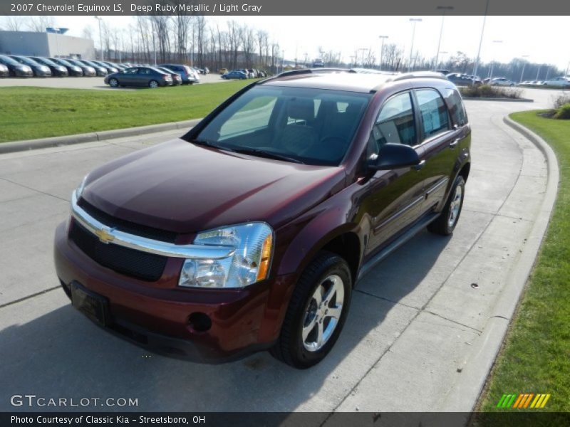Deep Ruby Metallic / Light Gray 2007 Chevrolet Equinox LS