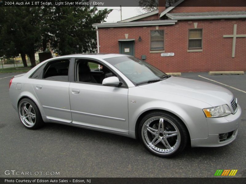 Light Silver Metallic / Ebony 2004 Audi A4 1.8T Sedan