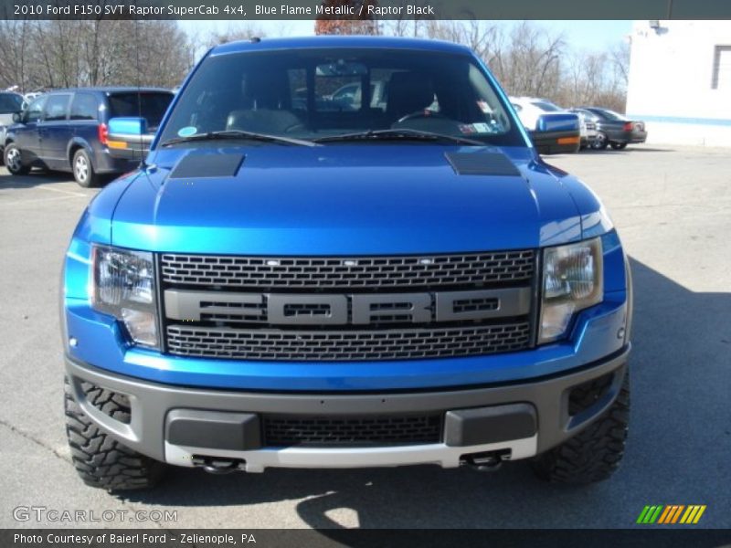 Blue Flame Metallic / Raptor Black 2010 Ford F150 SVT Raptor SuperCab 4x4