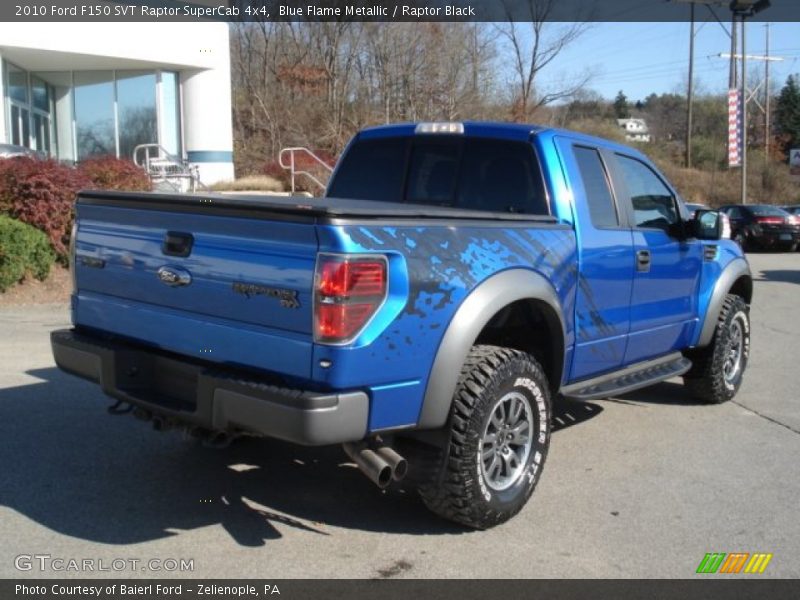 Blue Flame Metallic / Raptor Black 2010 Ford F150 SVT Raptor SuperCab 4x4