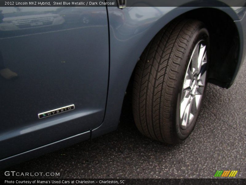 Steel Blue Metallic / Dark Charcoal 2012 Lincoln MKZ Hybrid