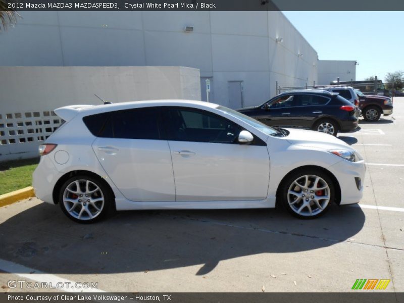 Crystal White Pearl Mica / Black 2012 Mazda MAZDA3 MAZDASPEED3