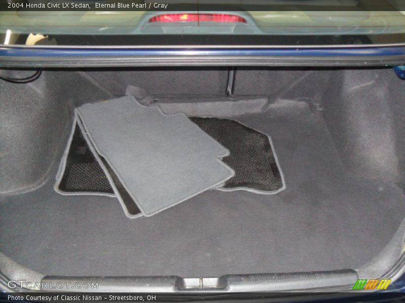 Eternal Blue Pearl / Gray 2004 Honda Civic LX Sedan