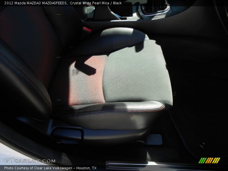 Crystal White Pearl Mica / Black 2012 Mazda MAZDA3 MAZDASPEED3