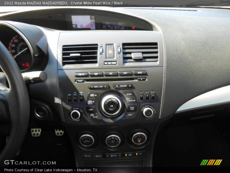 Crystal White Pearl Mica / Black 2012 Mazda MAZDA3 MAZDASPEED3