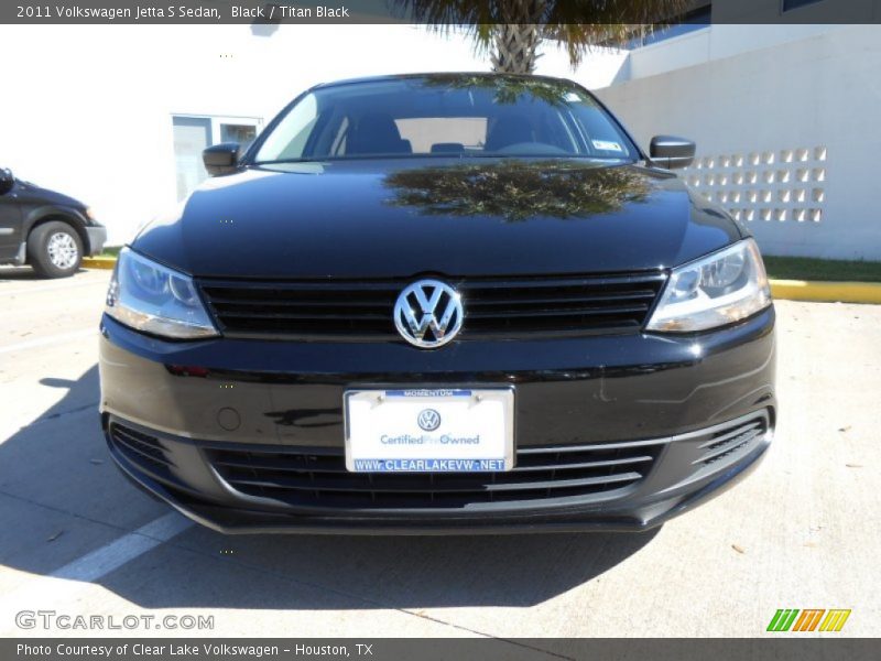 Black / Titan Black 2011 Volkswagen Jetta S Sedan