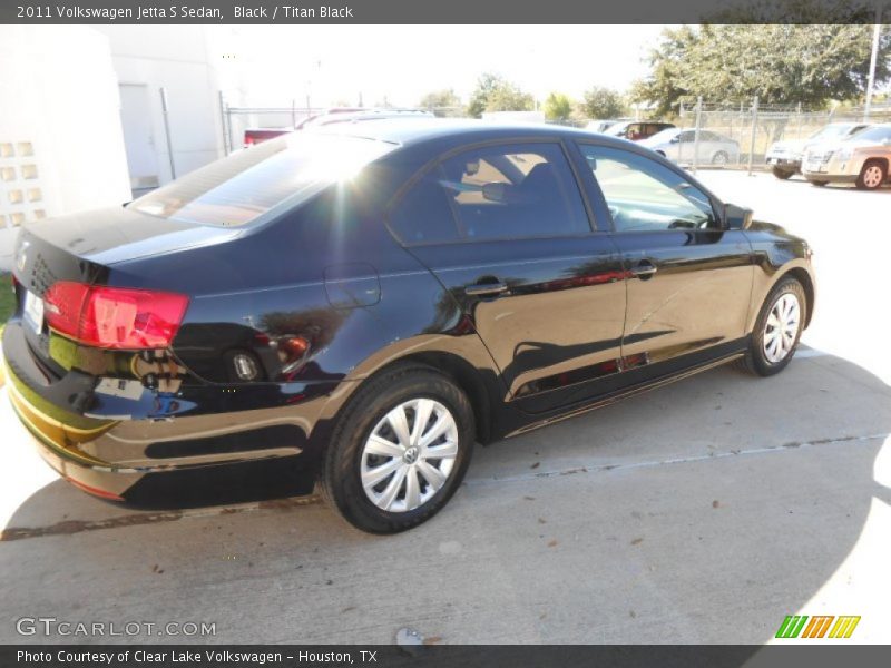 Black / Titan Black 2011 Volkswagen Jetta S Sedan