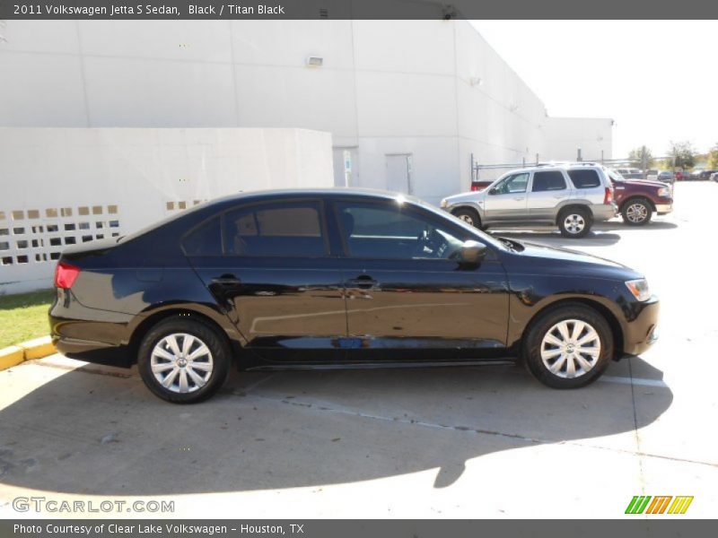 Black / Titan Black 2011 Volkswagen Jetta S Sedan