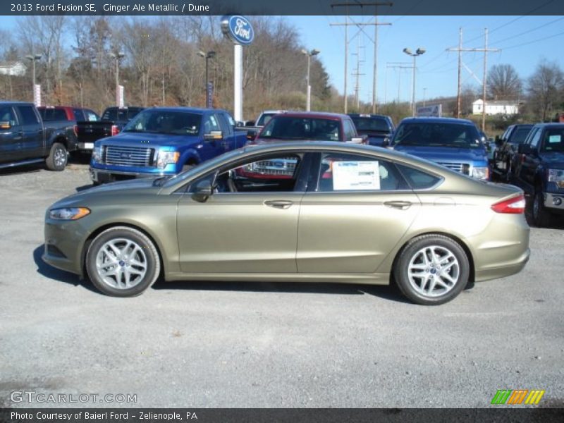  2013 Fusion SE Ginger Ale Metallic