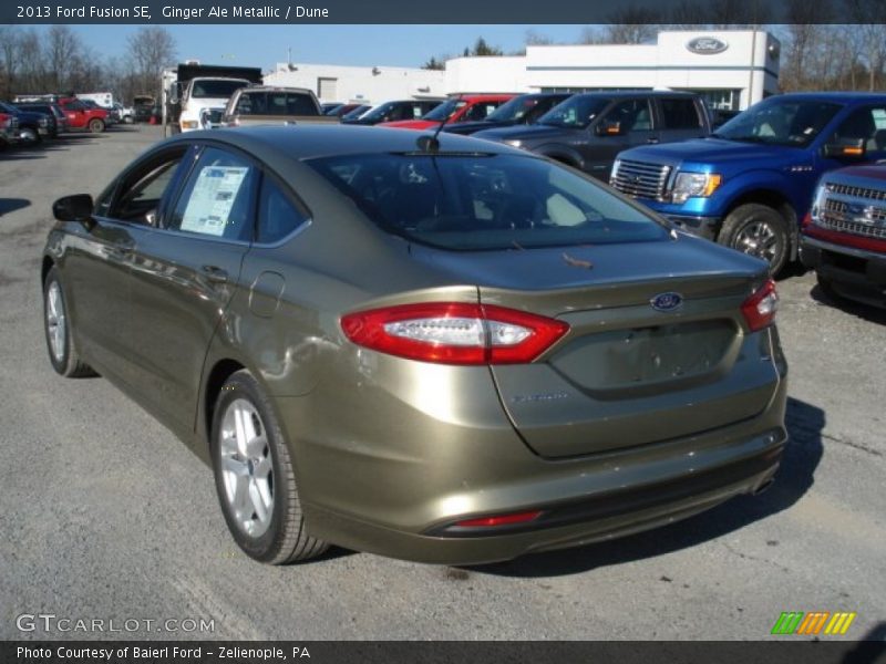 2013 Fusion SE Ginger Ale Metallic