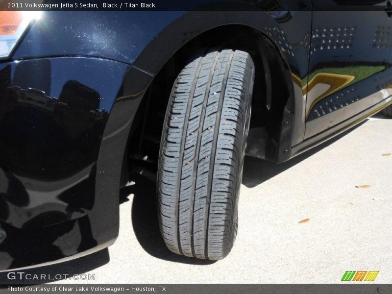 Black / Titan Black 2011 Volkswagen Jetta S Sedan