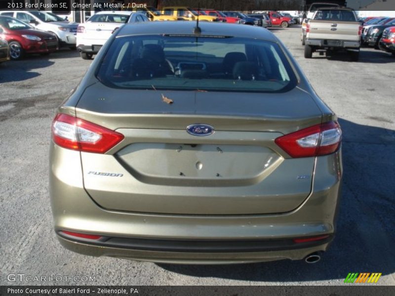 Ginger Ale Metallic / Dune 2013 Ford Fusion SE
