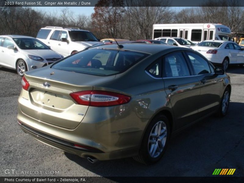 Ginger Ale Metallic / Dune 2013 Ford Fusion SE