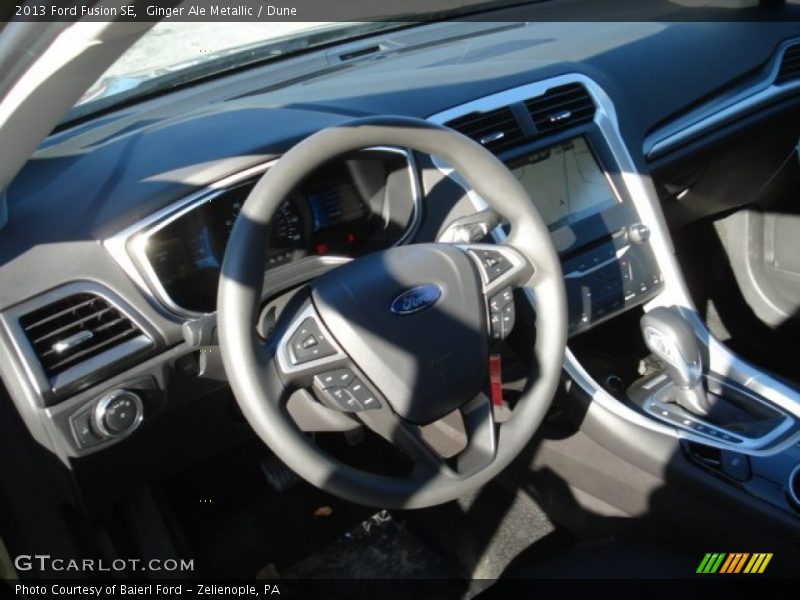 Ginger Ale Metallic / Dune 2013 Ford Fusion SE