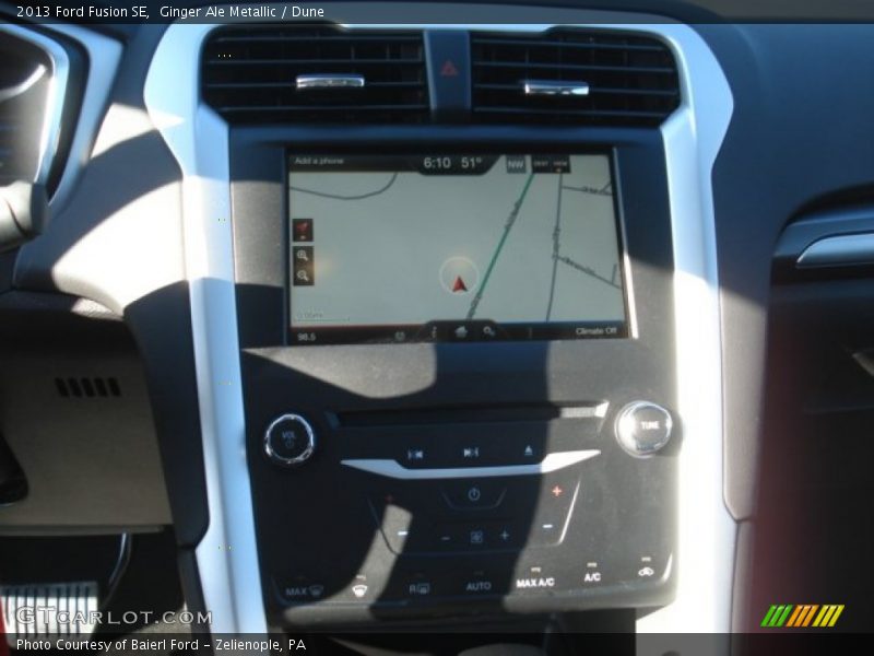 Ginger Ale Metallic / Dune 2013 Ford Fusion SE