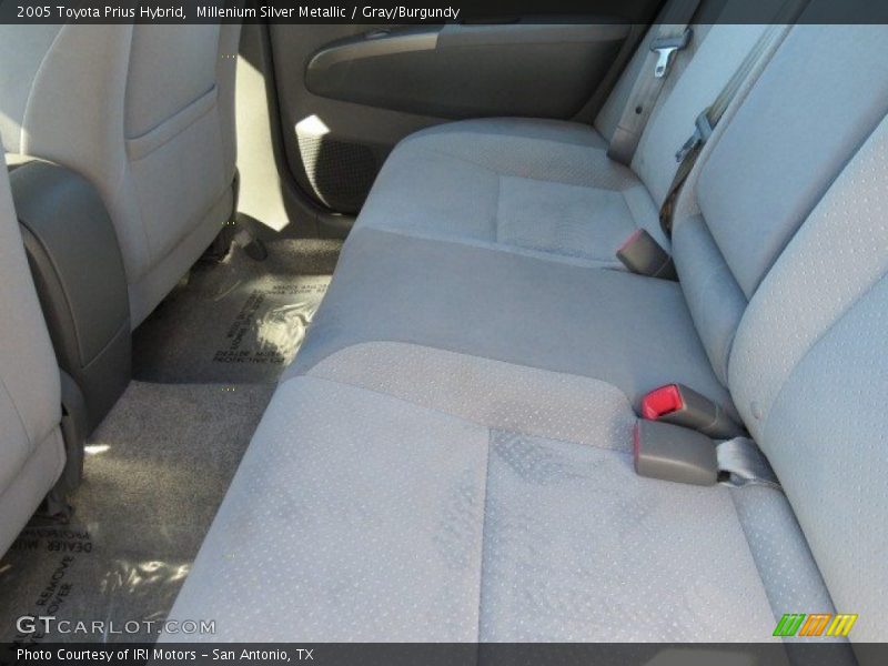 Millenium Silver Metallic / Gray/Burgundy 2005 Toyota Prius Hybrid