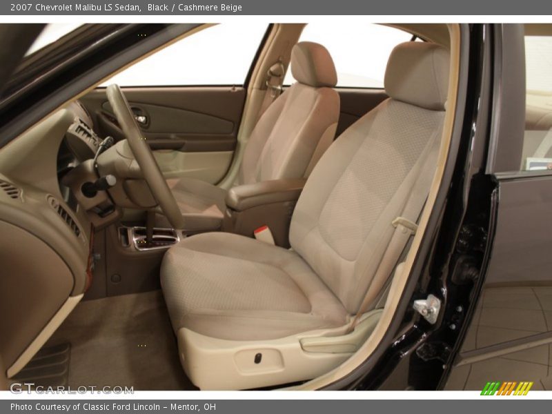 Black / Cashmere Beige 2007 Chevrolet Malibu LS Sedan