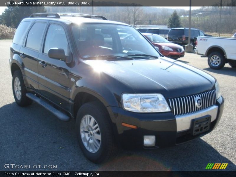 Black / Black 2006 Mercury Mariner Luxury 4WD