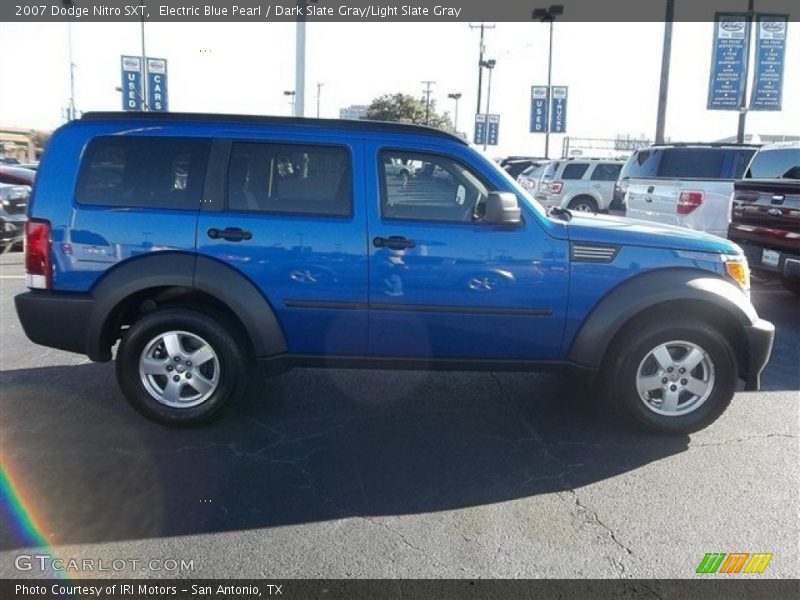 Electric Blue Pearl / Dark Slate Gray/Light Slate Gray 2007 Dodge Nitro SXT