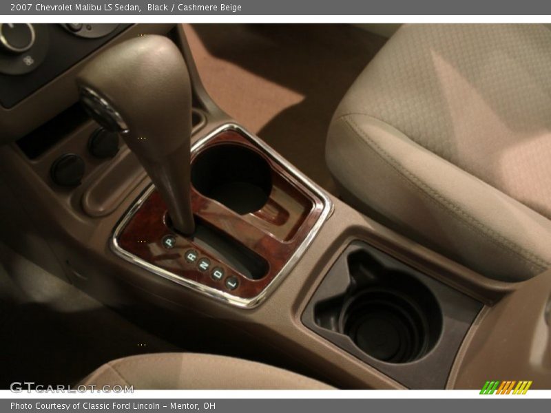 Black / Cashmere Beige 2007 Chevrolet Malibu LS Sedan