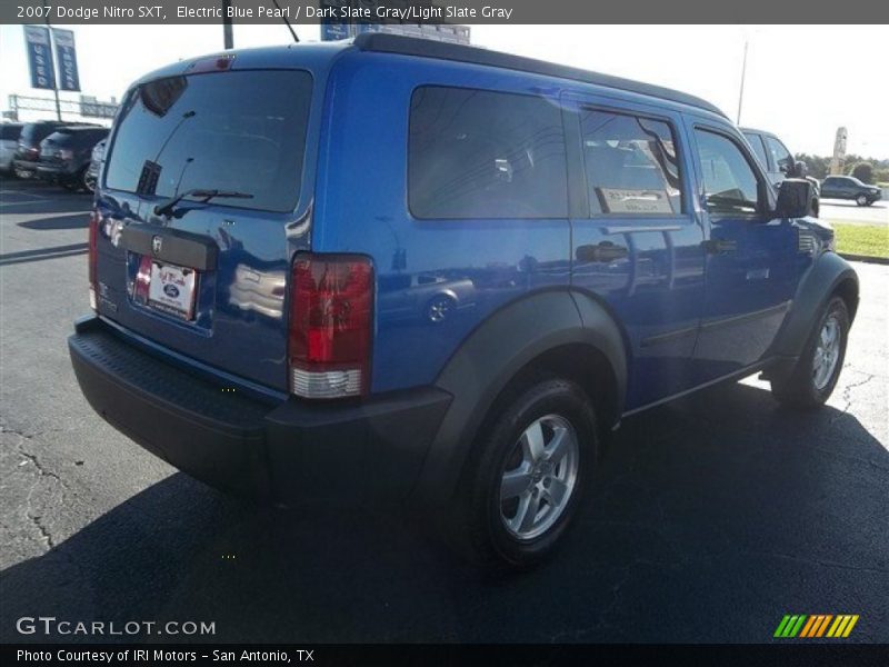 Electric Blue Pearl / Dark Slate Gray/Light Slate Gray 2007 Dodge Nitro SXT
