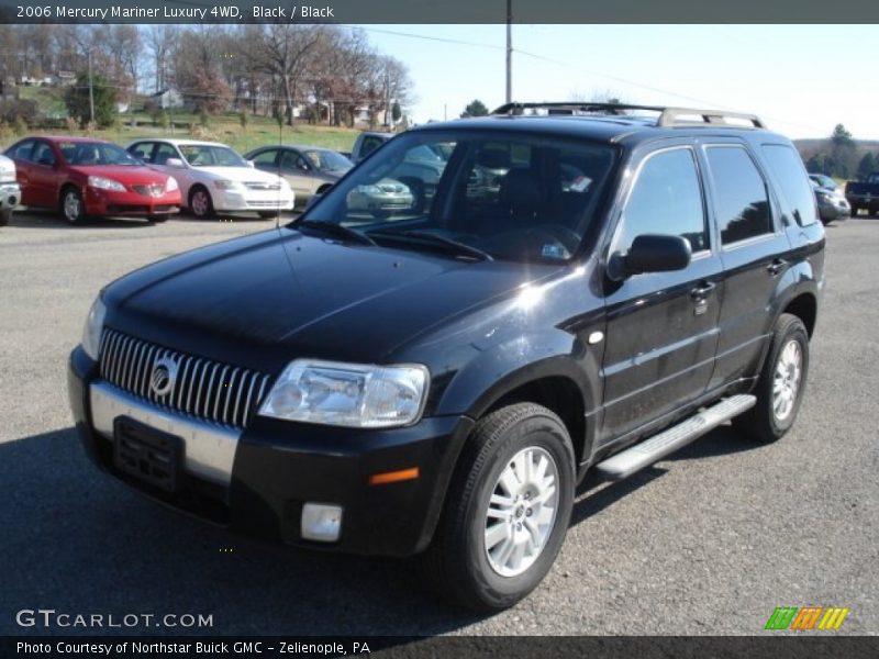 Black / Black 2006 Mercury Mariner Luxury 4WD
