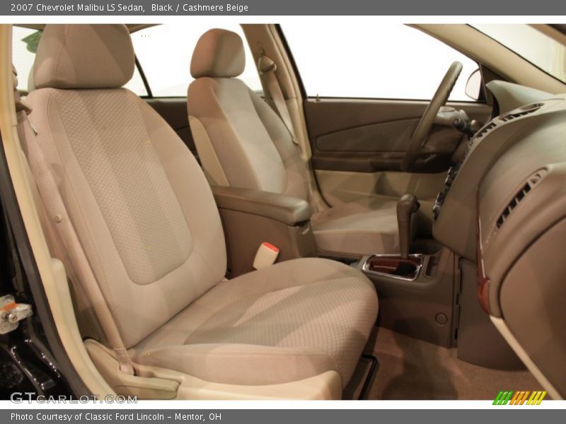Black / Cashmere Beige 2007 Chevrolet Malibu LS Sedan