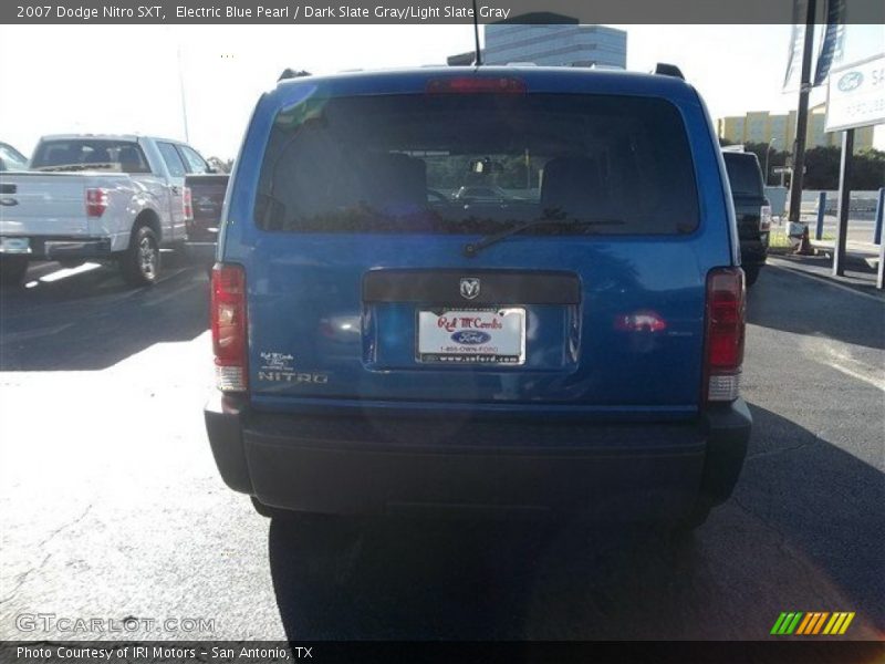 Electric Blue Pearl / Dark Slate Gray/Light Slate Gray 2007 Dodge Nitro SXT