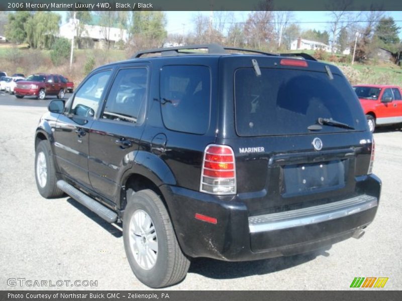 Black / Black 2006 Mercury Mariner Luxury 4WD