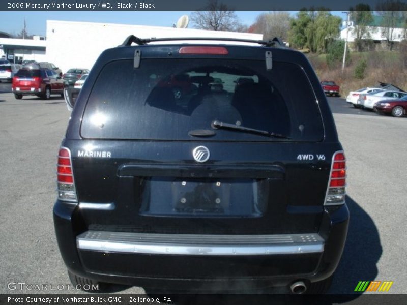 Black / Black 2006 Mercury Mariner Luxury 4WD