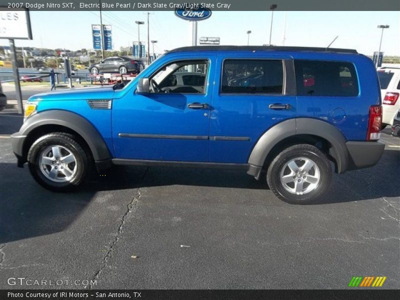 Electric Blue Pearl / Dark Slate Gray/Light Slate Gray 2007 Dodge Nitro SXT